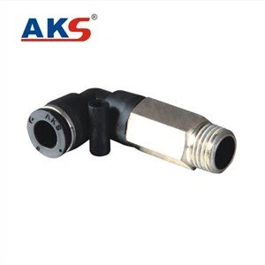 Encaixes de conexão pneumática de cotovelo longo